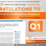 Congratulations to Assoc.Prof.Dr.Chakkraphan Phetphum