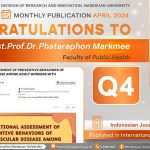Congratulations to Asst.Prof.Dr.Phataraphon Markmee