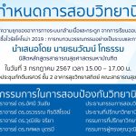 การสอบป้องกันวิทยานิพนธ์หลักสูตรสาธารณสุขศาสตรมหาบัณฑิต-03072567
