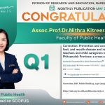 Congratulations to Assoc.Prof.Dr.Nithra Kitreerawutiwong-19052025